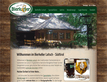 Tablet Screenshot of bierkeller-latsch.com